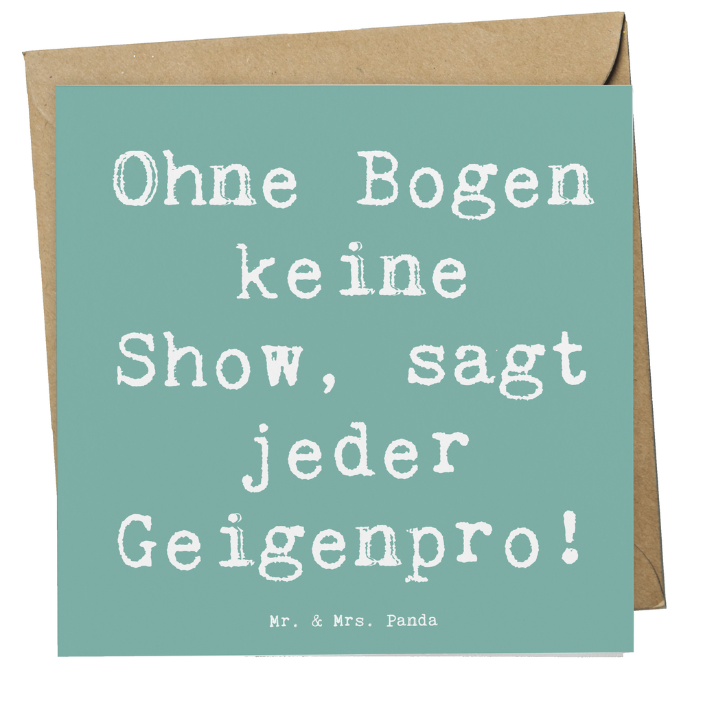 Deluxe Karte Spruch Geige Bogen Karte, Grußkarte, Klappkarte, Einladungskarte, Glückwunschkarte, Hochzeitskarte, Geburtstagskarte, Hochwertige Grußkarte, Hochwertige Klappkarte, Instrumente, Geschenke Musiker, Musikliebhaber