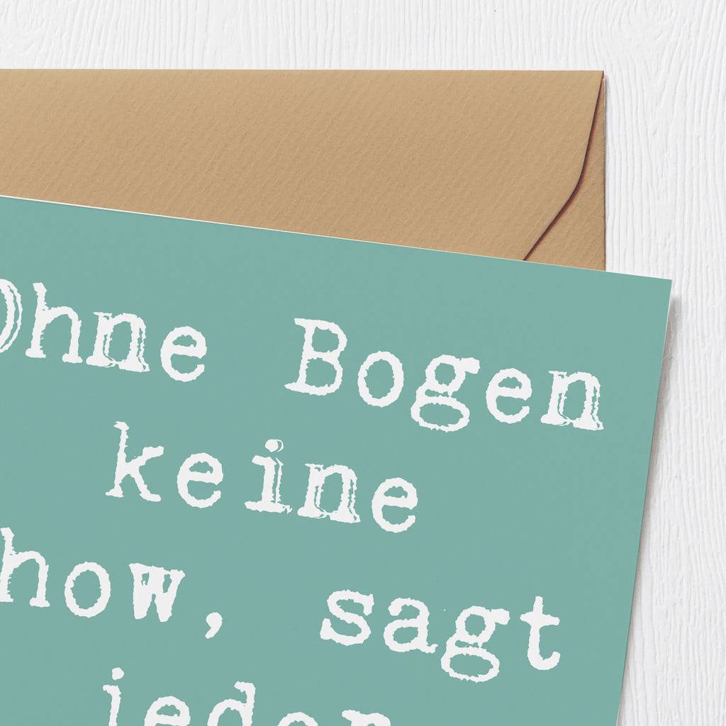 Deluxe Karte Spruch Geige Bogen Karte, Grußkarte, Klappkarte, Einladungskarte, Glückwunschkarte, Hochzeitskarte, Geburtstagskarte, Hochwertige Grußkarte, Hochwertige Klappkarte, Instrumente, Geschenke Musiker, Musikliebhaber