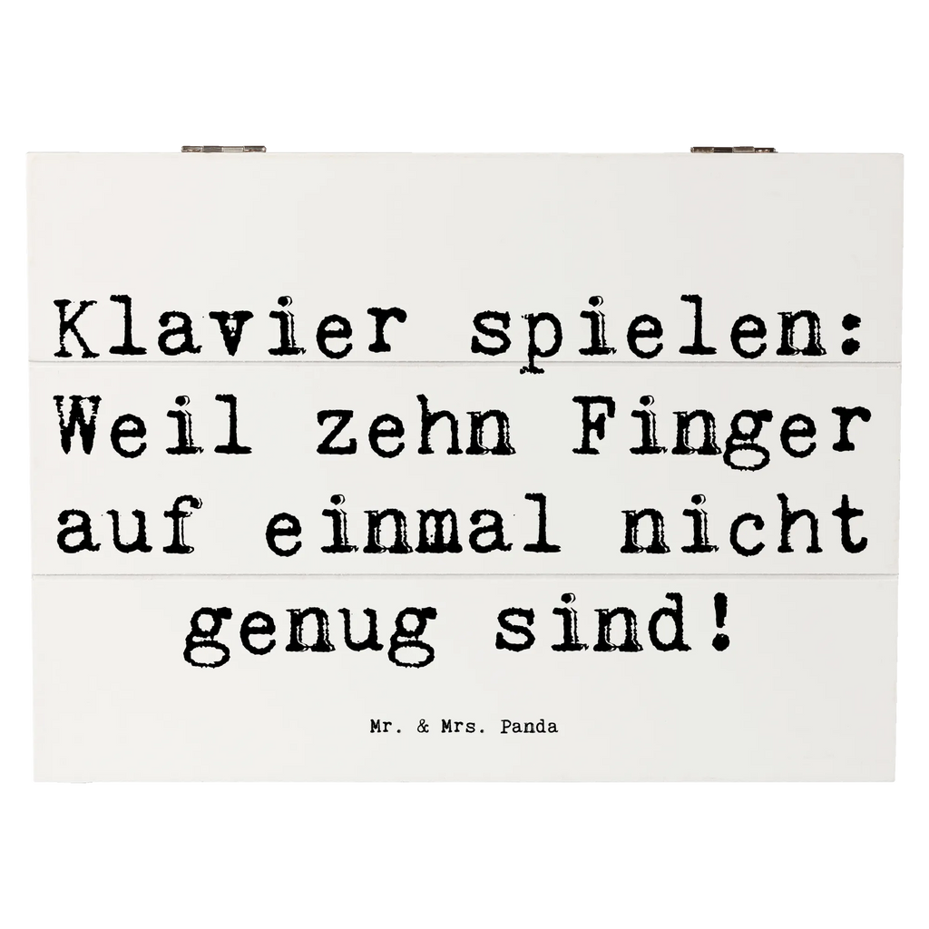 Holzkiste Spruch Klavier Magie Holzkiste, Kiste, Schatzkiste, Truhe, Schatulle, XXL, Erinnerungsbox, Erinnerungskiste, Dekokiste, Aufbewahrungsbox, Geschenkbox, Geschenkdose, Instrumente, Geschenke Musiker, Musikliebhaber