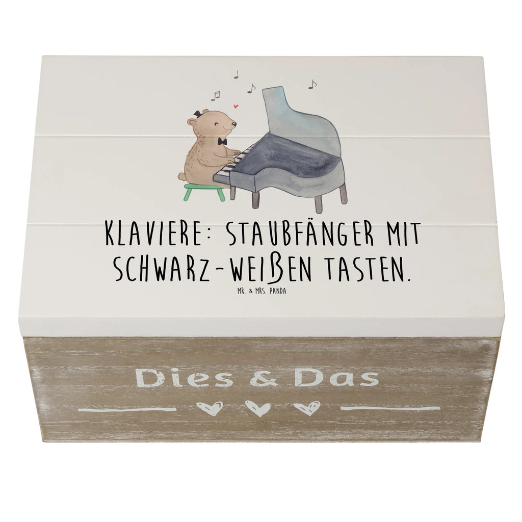 Holzkiste Klavier Staubfänger Holzkiste, Kiste, Schatzkiste, Truhe, Schatulle, XXL, Erinnerungsbox, Erinnerungskiste, Dekokiste, Aufbewahrungsbox, Geschenkbox, Geschenkdose, Instrumente, Geschenke Musiker, Musikliebhaber