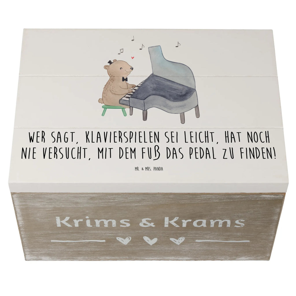 Holzkiste Klavier Herausforderung Holzkiste, Kiste, Schatzkiste, Truhe, Schatulle, XXL, Erinnerungsbox, Erinnerungskiste, Dekokiste, Aufbewahrungsbox, Geschenkbox, Geschenkdose, Instrumente, Geschenke Musiker, Musikliebhaber