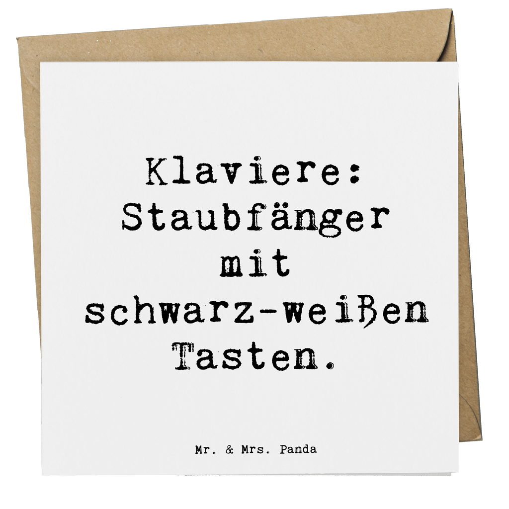 Deluxe Karte Klavier Staubfänger