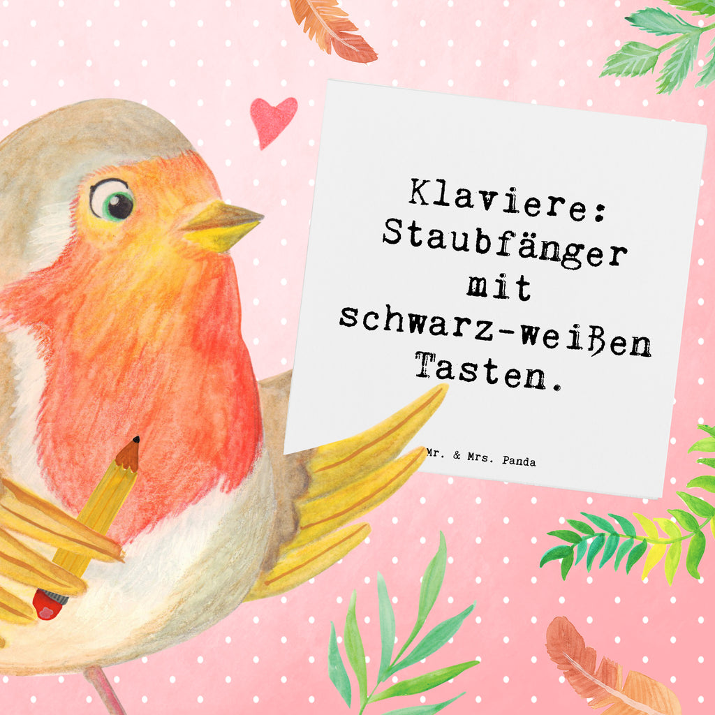 Deluxe Karte Klavier Staubfänger