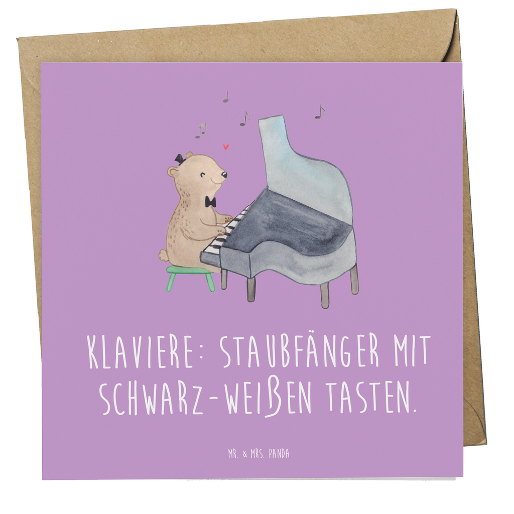 Deluxe Karte Klavier Staubfänger Karte, Grußkarte, Klappkarte, Einladungskarte, Glückwunschkarte, Hochzeitskarte, Geburtstagskarte, Hochwertige Grußkarte, Hochwertige Klappkarte, Instrumente, Geschenke Musiker, Musikliebhaber