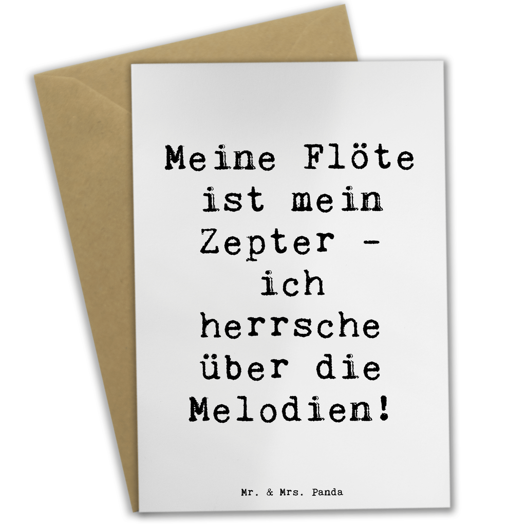 Grußkarte Spruch Flötenzauber Grußkarte, Klappkarte, Einladungskarte, Glückwunschkarte, Hochzeitskarte, Geburtstagskarte, Karte, Ansichtskarten, Instrumente, Geschenke Musiker, Musikliebhaber