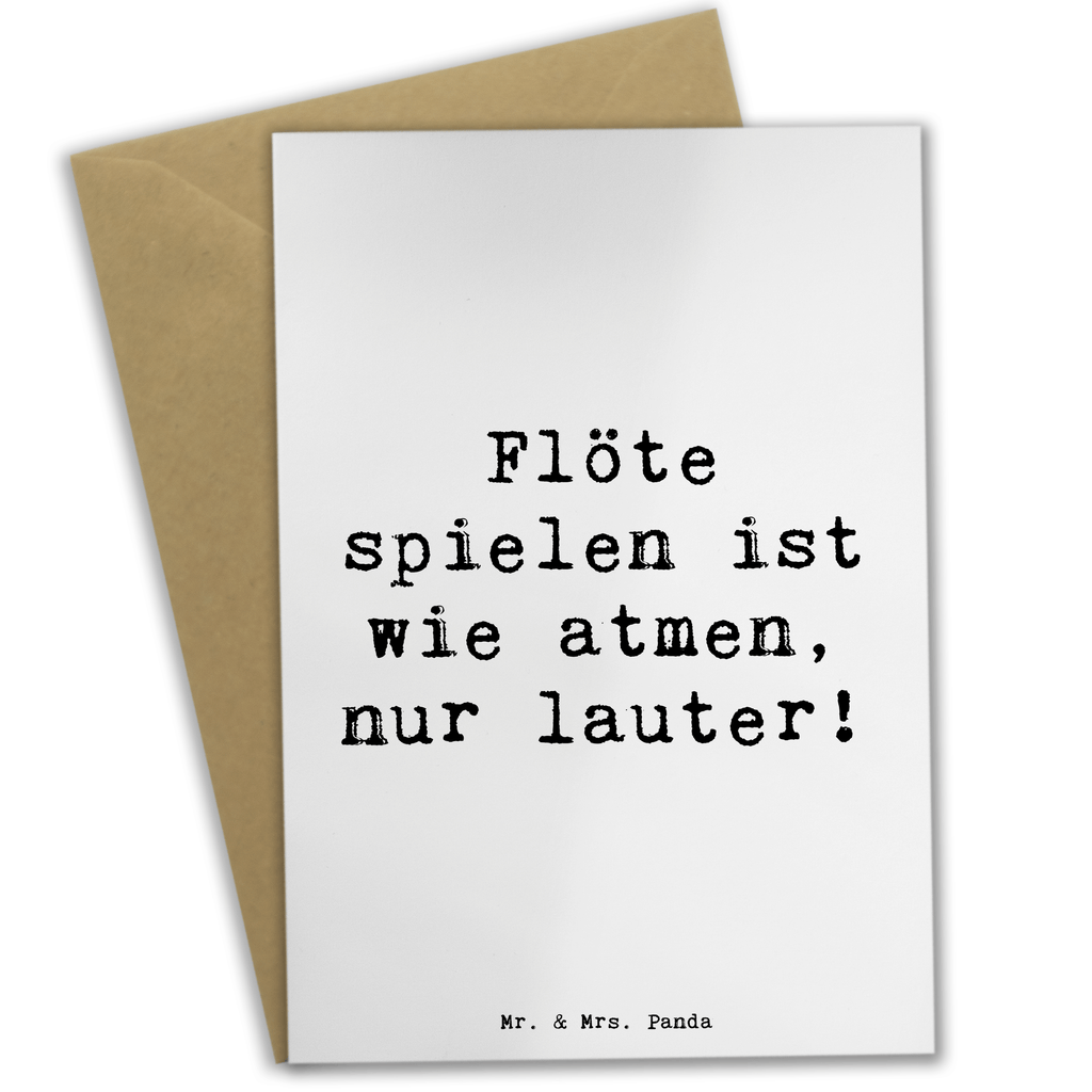 Grußkarte Spruch Flöte Atem Grußkarte, Klappkarte, Einladungskarte, Glückwunschkarte, Hochzeitskarte, Geburtstagskarte, Karte, Ansichtskarten, Instrumente, Geschenke Musiker, Musikliebhaber