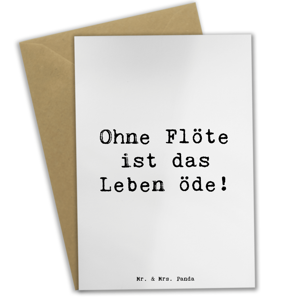 Grußkarte Spruch Flöte Leben Grußkarte, Klappkarte, Einladungskarte, Glückwunschkarte, Hochzeitskarte, Geburtstagskarte, Karte, Ansichtskarten, Instrumente, Geschenke Musiker, Musikliebhaber