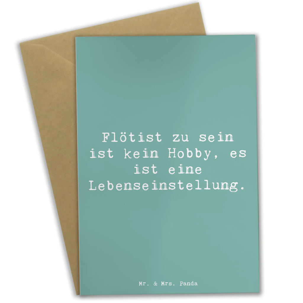 Grußkarte Spruch Flötist zu sein ist kein Hobby, es ist eine Lebenseinstellung. Grußkarte, Klappkarte, Einladungskarte, Glückwunschkarte, Hochzeitskarte, Geburtstagskarte, Karte, Ansichtskarten, Instrumente, Geschenke Musiker, Musikliebhaber