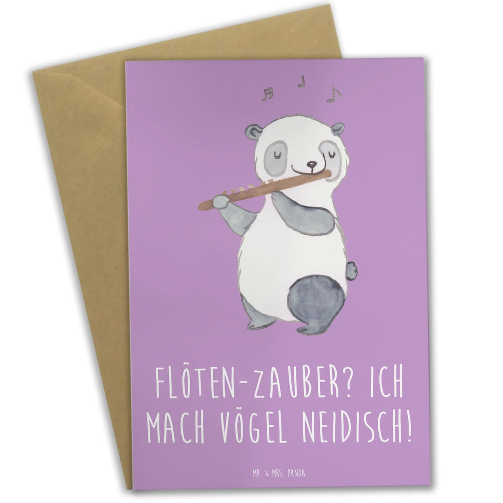 Grußkarte Flöte Zauber Grußkarte, Klappkarte, Einladungskarte, Glückwunschkarte, Hochzeitskarte, Geburtstagskarte, Karte, Ansichtskarten, Instrumente, Geschenke Musiker, Musikliebhaber