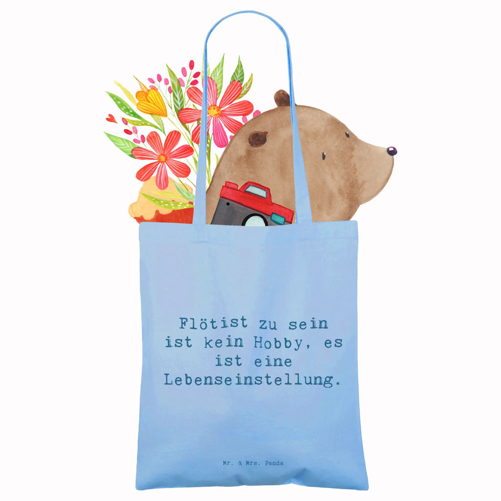 Tragetasche Spruch Flötist zu sein ist kein Hobby, es ist eine Lebenseinstellung. Beuteltasche, Beutel, Einkaufstasche, Jutebeutel, Stoffbeutel, Tasche, Shopper, Umhängetasche, Strandtasche, Schultertasche, Stofftasche, Tragetasche, Badetasche, Jutetasche, Einkaufstüte, Laptoptasche, Instrumente, Geschenke Musiker, Musikliebhaber