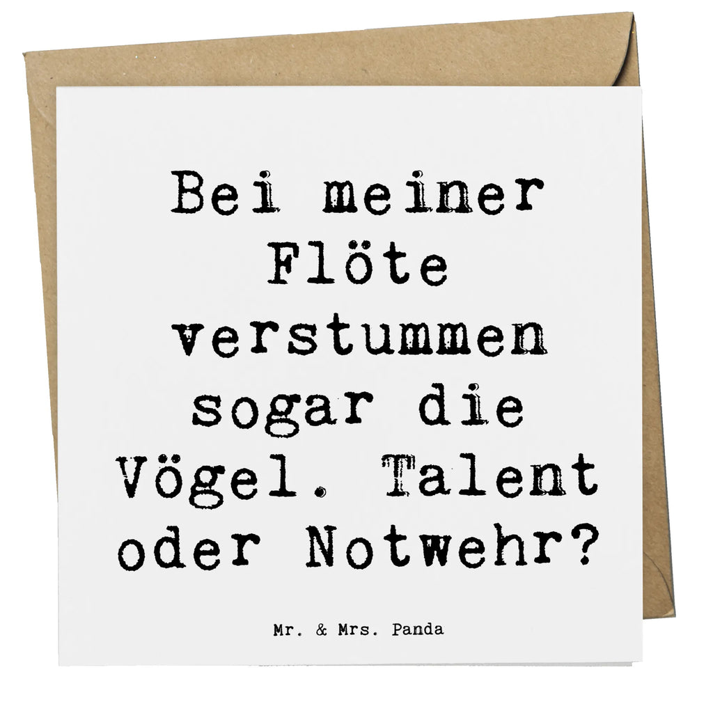 Deluxe Karte Spruch Besondere Flöte Karte, Grußkarte, Klappkarte, Einladungskarte, Glückwunschkarte, Hochzeitskarte, Geburtstagskarte, Hochwertige Grußkarte, Hochwertige Klappkarte, Instrumente, Geschenke Musiker, Musikliebhaber