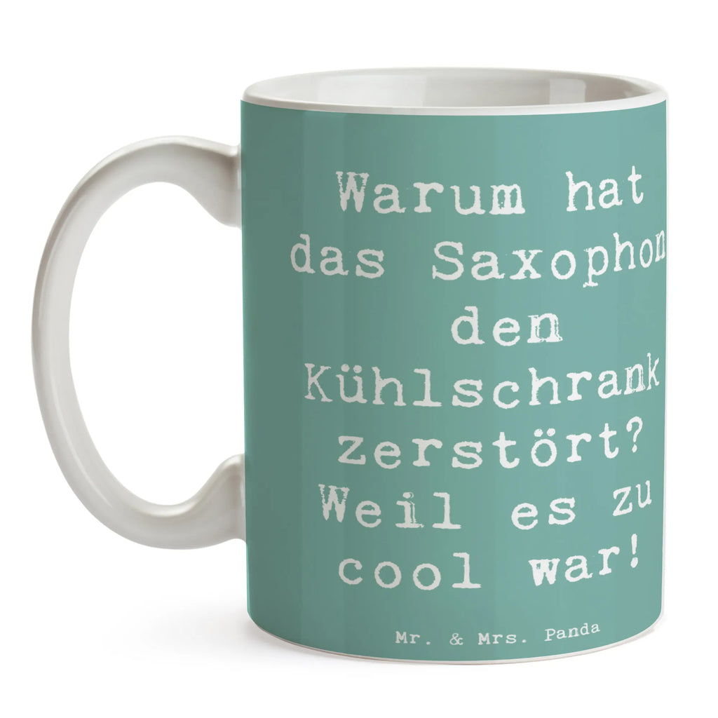 Tasse Spruch Saxophon Kühlschrank Tasse, Kaffeetasse, Teetasse, Becher, Kaffeebecher, Teebecher, Keramiktasse, Porzellantasse, Büro Tasse, Geschenk Tasse, Tasse Sprüche, Tasse Motive, Kaffeetassen, Tasse bedrucken, Designer Tasse, Cappuccino Tassen, Schöne Teetassen, Instrumente, Geschenke Musiker, Musikliebhaber