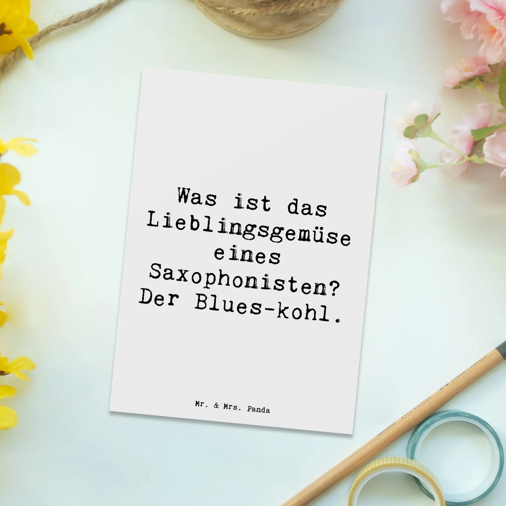 Postkarte Spruch Saxophon Blues Postkarte, Karte, Geschenkkarte, Grußkarte, Einladung, Ansichtskarte, Geburtstagskarte, Einladungskarte, Dankeskarte, Ansichtskarten, Einladung Geburtstag, Einladungskarten Geburtstag, Instrumente, Geschenke Musiker, Musikliebhaber