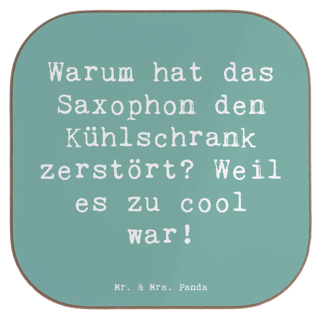 Untersetzer Spruch Saxophon Kühlschrank