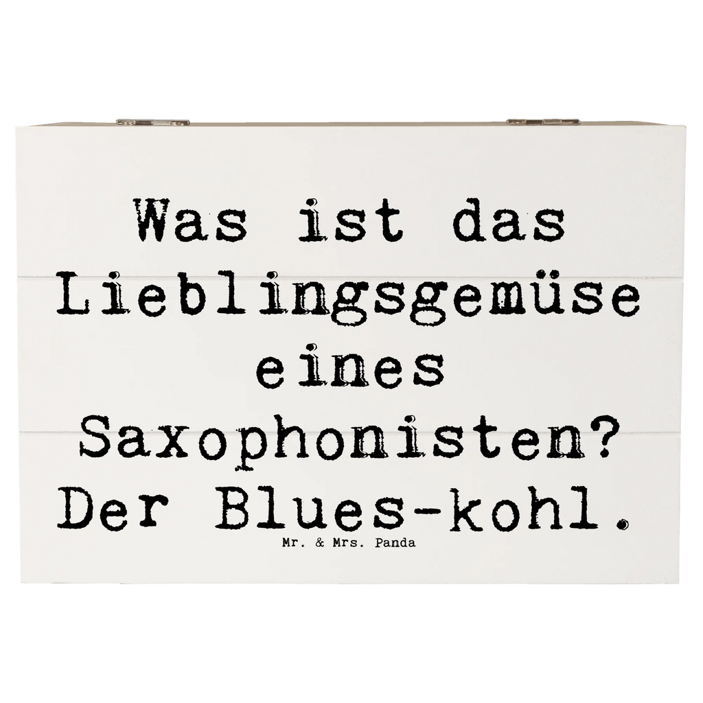 Holzkiste Spruch Saxophon Blues Holzkiste, Kiste, Schatzkiste, Truhe, Schatulle, XXL, Erinnerungsbox, Erinnerungskiste, Dekokiste, Aufbewahrungsbox, Geschenkbox, Geschenkdose, Instrumente, Geschenke Musiker, Musikliebhaber