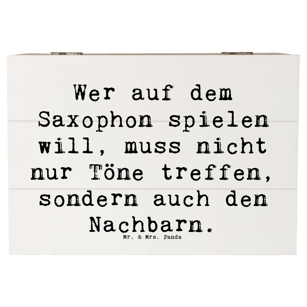 Holzkiste Spruch Saxophon Spieler Holzkiste, Kiste, Schatzkiste, Truhe, Schatulle, XXL, Erinnerungsbox, Erinnerungskiste, Dekokiste, Aufbewahrungsbox, Geschenkbox, Geschenkdose, Instrumente, Geschenke Musiker, Musikliebhaber