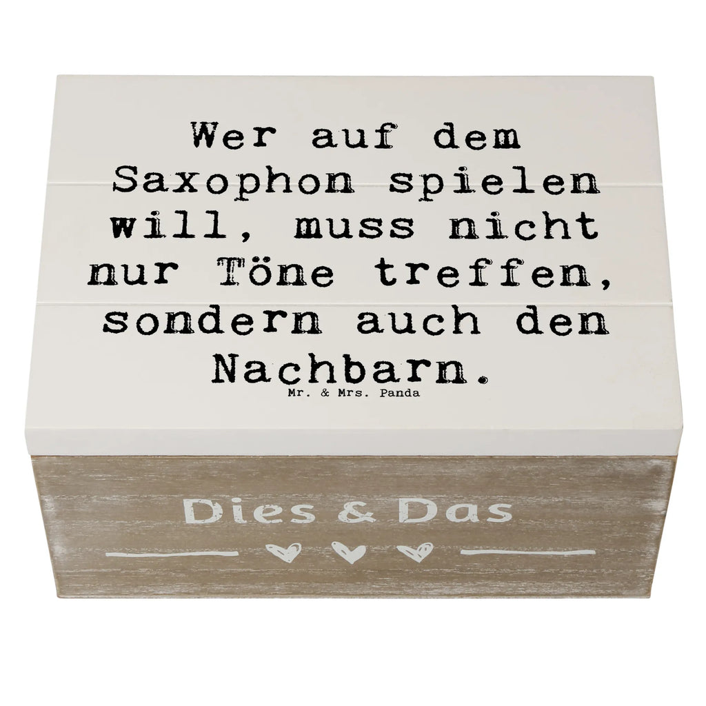 Holzkiste Spruch Saxophon Spieler Holzkiste, Kiste, Schatzkiste, Truhe, Schatulle, XXL, Erinnerungsbox, Erinnerungskiste, Dekokiste, Aufbewahrungsbox, Geschenkbox, Geschenkdose, Instrumente, Geschenke Musiker, Musikliebhaber