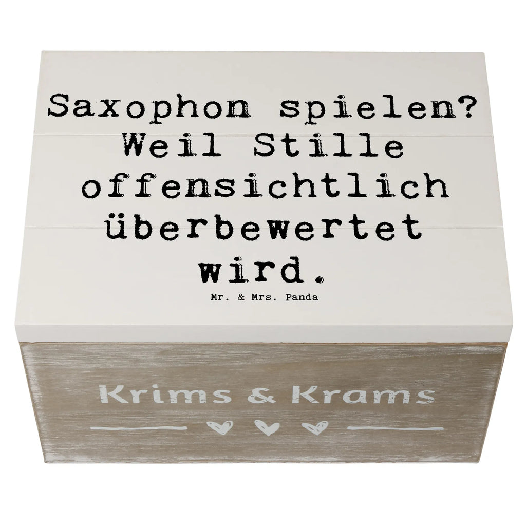 Holzkiste Spruch Saxophon Leidenschaft Holzkiste, Kiste, Schatzkiste, Truhe, Schatulle, XXL, Erinnerungsbox, Erinnerungskiste, Dekokiste, Aufbewahrungsbox, Geschenkbox, Geschenkdose, Instrumente, Geschenke Musiker, Musikliebhaber