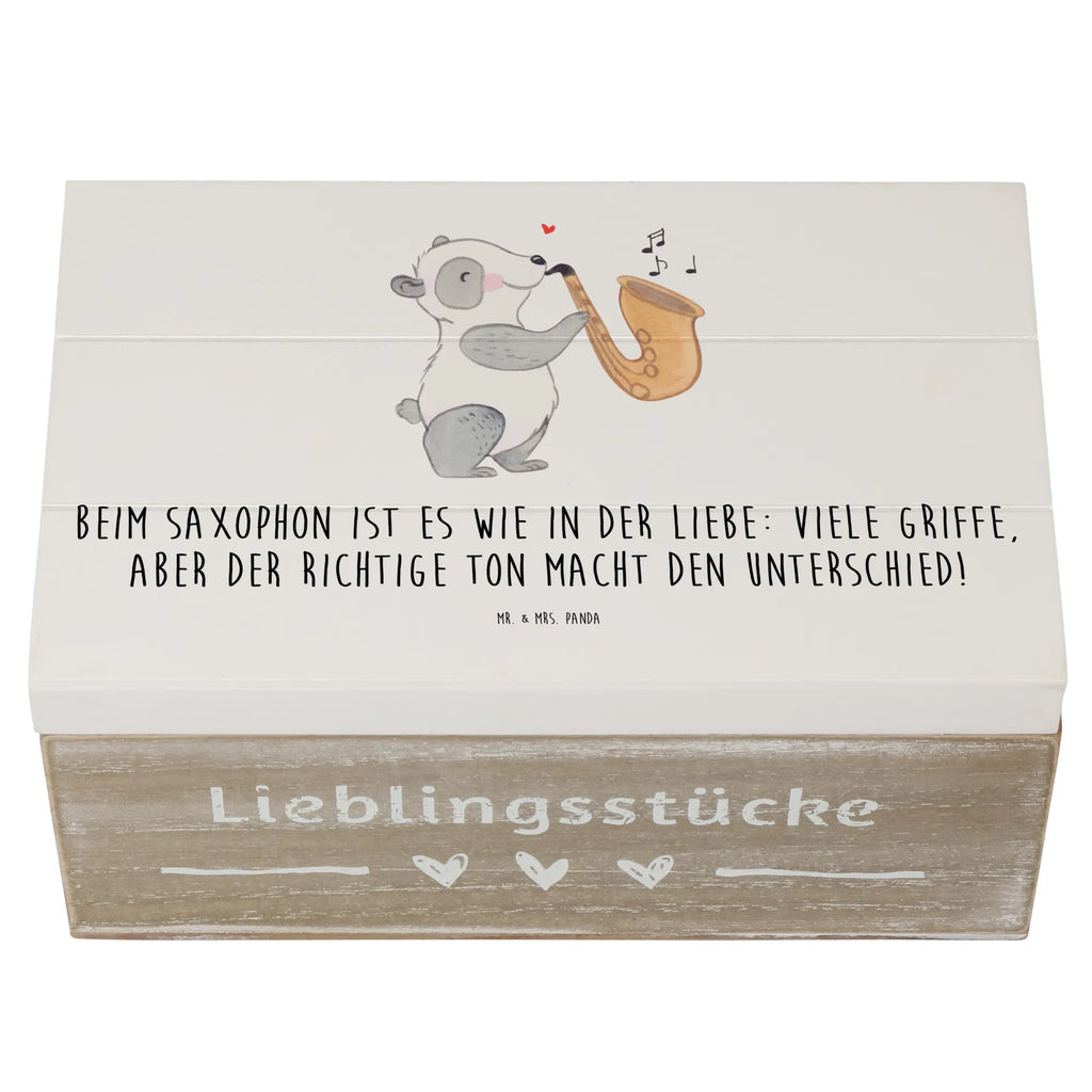 Holzkiste Saxophon Liebe Holzkiste, Kiste, Schatzkiste, Truhe, Schatulle, XXL, Erinnerungsbox, Erinnerungskiste, Dekokiste, Aufbewahrungsbox, Geschenkbox, Geschenkdose, Instrumente, Geschenke Musiker, Musikliebhaber