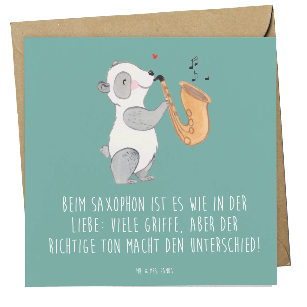 Deluxe Karte Saxophon Liebe Karte, Grußkarte, Klappkarte, Einladungskarte, Glückwunschkarte, Hochzeitskarte, Geburtstagskarte, Hochwertige Grußkarte, Hochwertige Klappkarte, Instrumente, Geschenke Musiker, Musikliebhaber