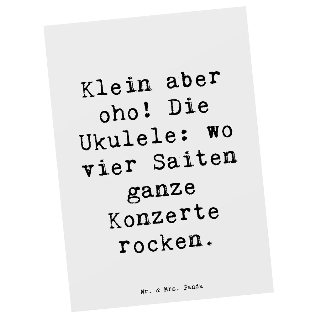 Postkarte Spruch Ukulele Magie Postkarte, Karte, Geschenkkarte, Grußkarte, Einladung, Ansichtskarte, Geburtstagskarte, Einladungskarte, Dankeskarte, Ansichtskarten, Einladung Geburtstag, Einladungskarten Geburtstag, Instrumente, Geschenke Musiker, Musikliebhaber