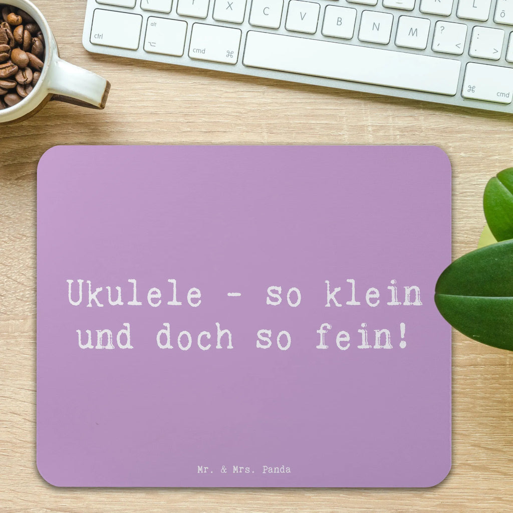 Mauspad Spruch Zauberhafte Ukulele