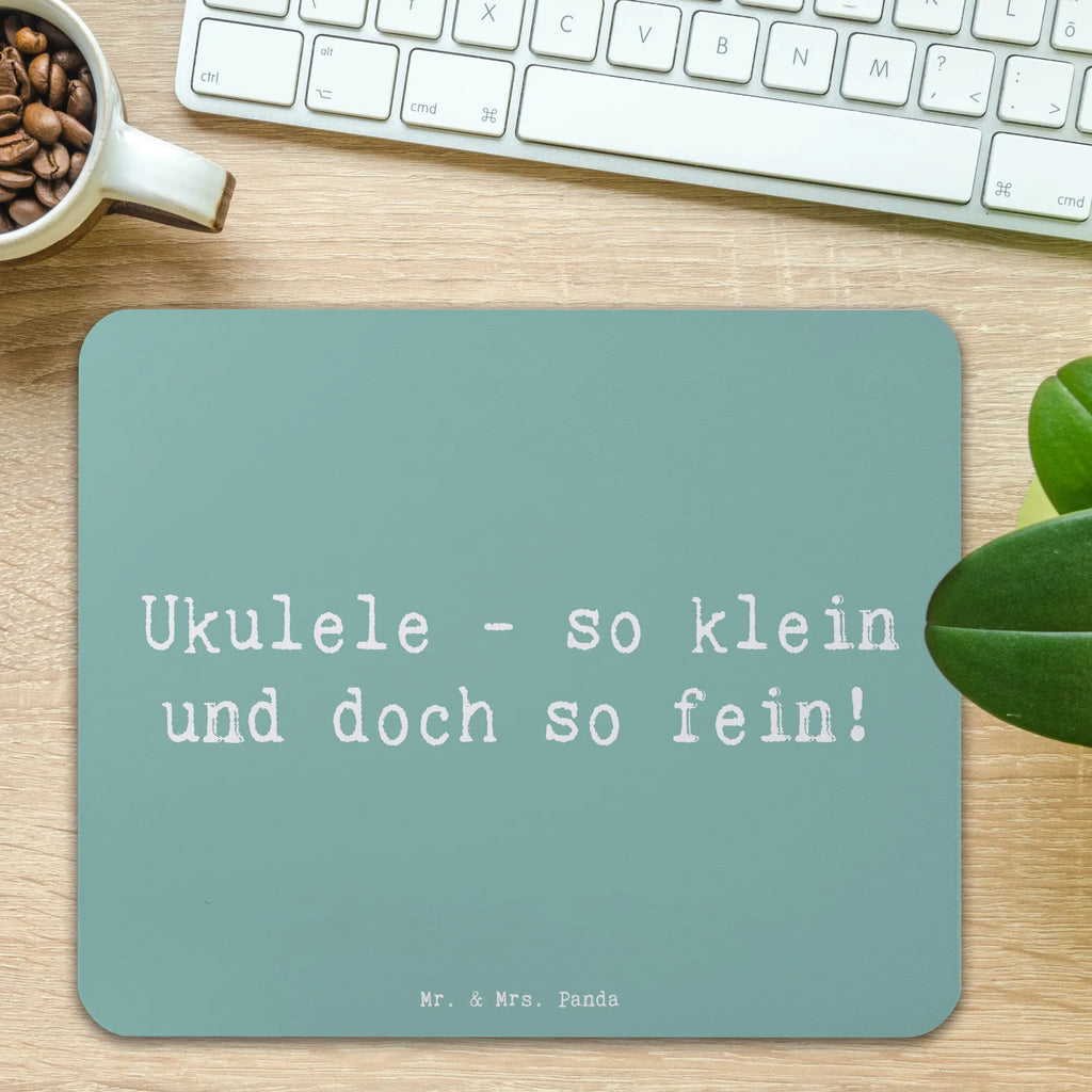 Mauspad Spruch Zauberhafte Ukulele