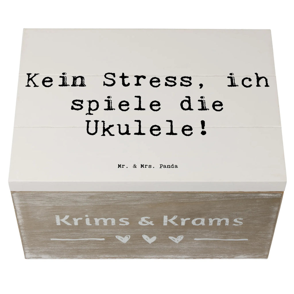 Holzkiste Spruch Ukulele Entspannung Holzkiste, Kiste, Schatzkiste, Truhe, Schatulle, XXL, Erinnerungsbox, Erinnerungskiste, Dekokiste, Aufbewahrungsbox, Geschenkbox, Geschenkdose, Instrumente, Geschenke Musiker, Musikliebhaber