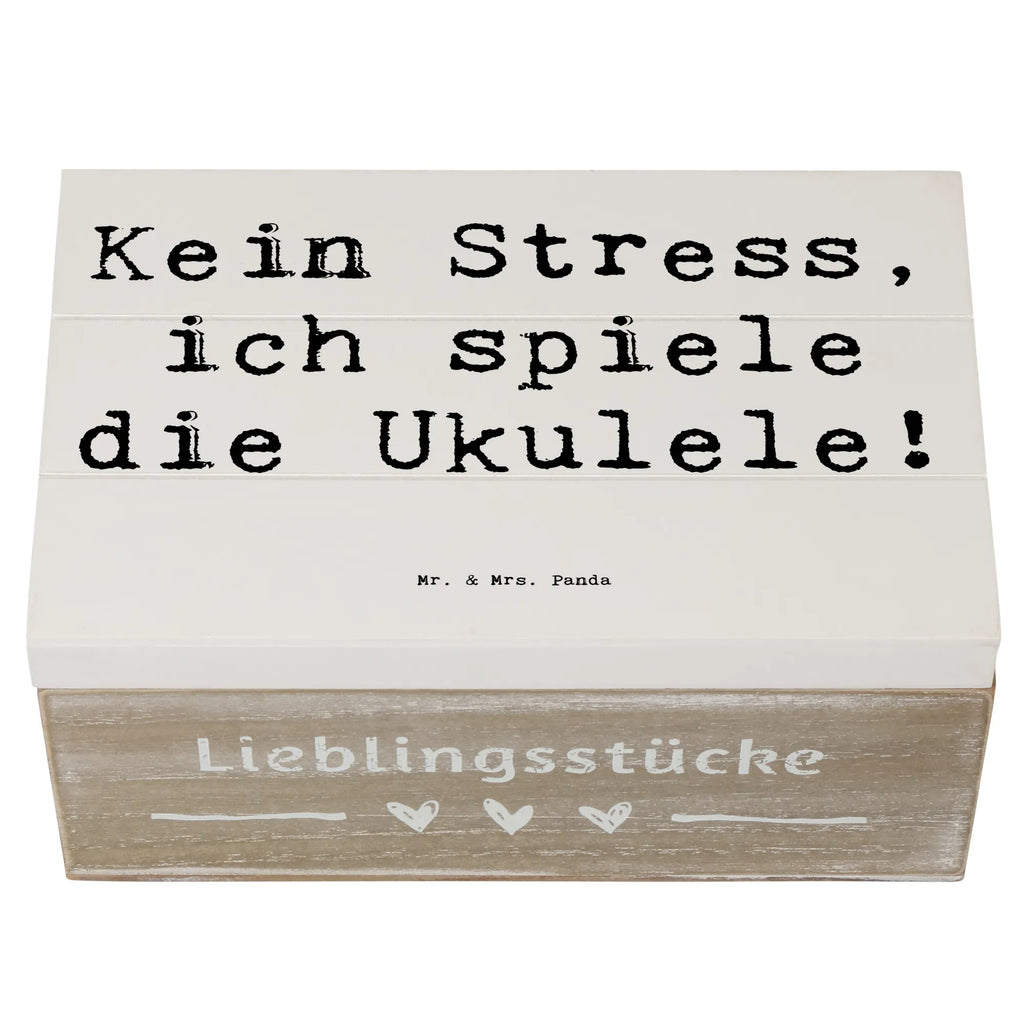 Holzkiste Spruch Ukulele Entspannung Holzkiste, Kiste, Schatzkiste, Truhe, Schatulle, XXL, Erinnerungsbox, Erinnerungskiste, Dekokiste, Aufbewahrungsbox, Geschenkbox, Geschenkdose, Instrumente, Geschenke Musiker, Musikliebhaber