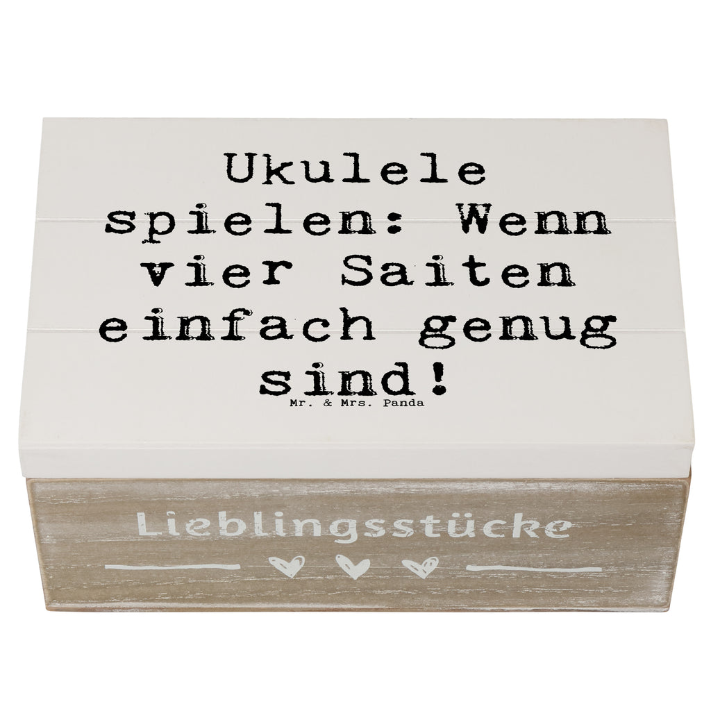 Holzkiste Spruch Ukulele Freude Holzkiste, Kiste, Schatzkiste, Truhe, Schatulle, XXL, Erinnerungsbox, Erinnerungskiste, Dekokiste, Aufbewahrungsbox, Geschenkbox, Geschenkdose, Instrumente, Geschenke Musiker, Musikliebhaber