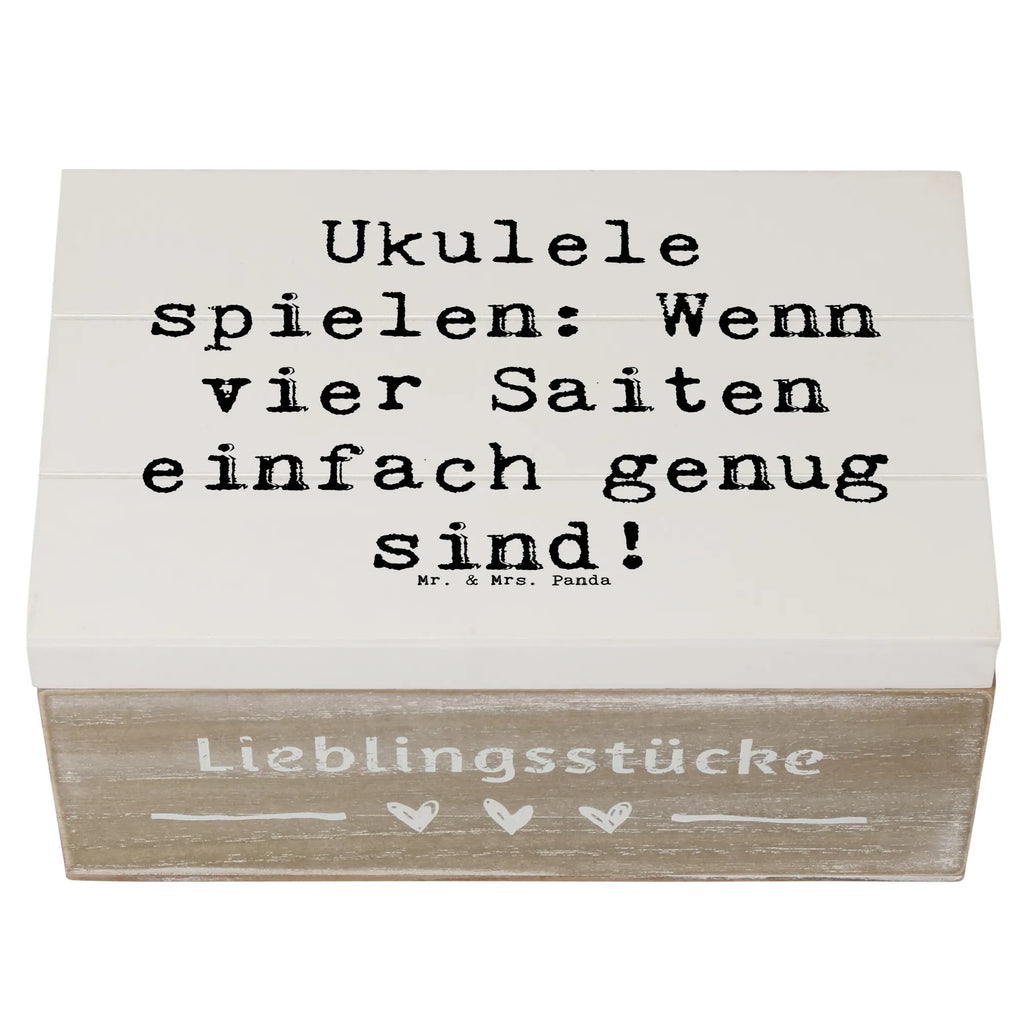 Holzkiste Spruch Ukulele Freude Holzkiste, Kiste, Schatzkiste, Truhe, Schatulle, XXL, Erinnerungsbox, Erinnerungskiste, Dekokiste, Aufbewahrungsbox, Geschenkbox, Geschenkdose, Instrumente, Geschenke Musiker, Musikliebhaber