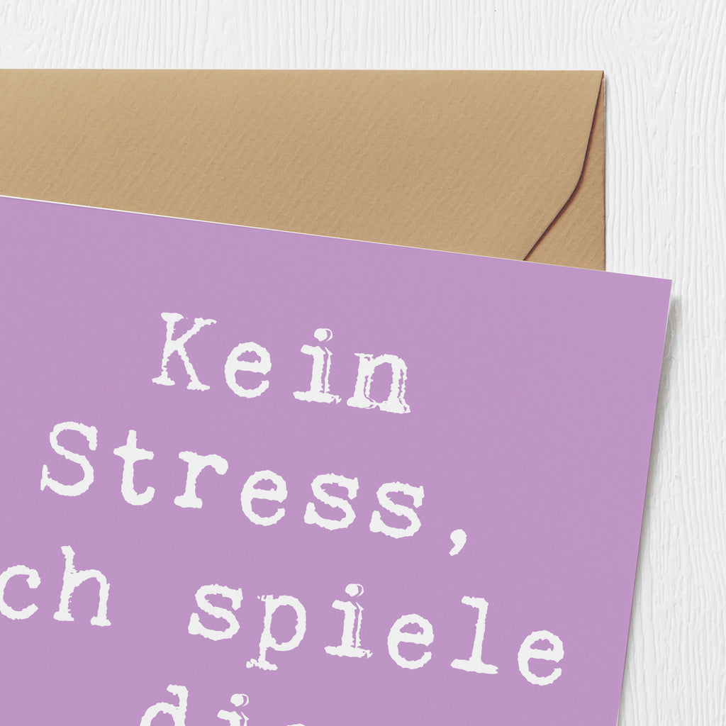 Deluxe Karte Spruch Ukulele Entspannung Karte, Grußkarte, Klappkarte, Einladungskarte, Glückwunschkarte, Hochzeitskarte, Geburtstagskarte, Hochwertige Grußkarte, Hochwertige Klappkarte, Instrumente, Geschenke Musiker, Musikliebhaber