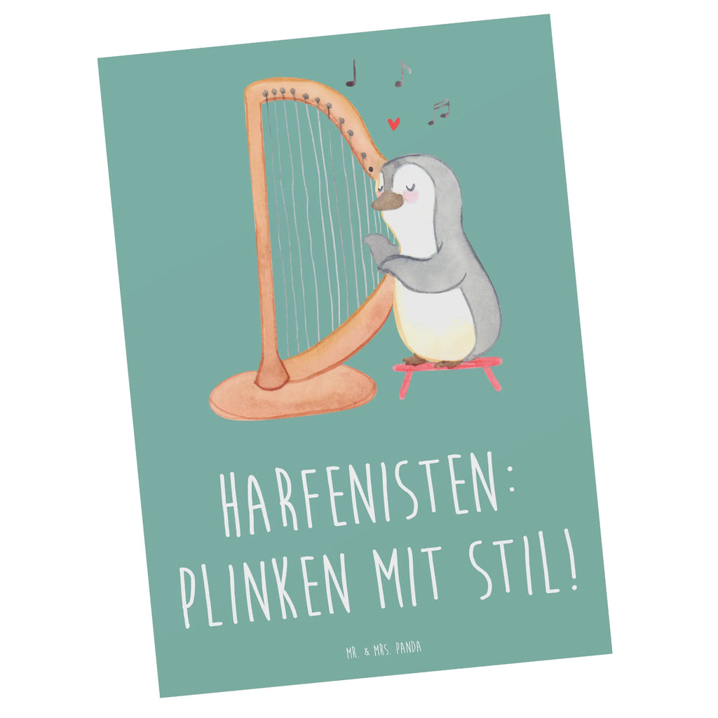 Postkarte Harfe mit Stil Postkarte, Karte, Geschenkkarte, Grußkarte, Einladung, Ansichtskarte, Geburtstagskarte, Einladungskarte, Dankeskarte, Ansichtskarten, Einladung Geburtstag, Einladungskarten Geburtstag, Instrumente, Geschenke Musiker, Musikliebhaber