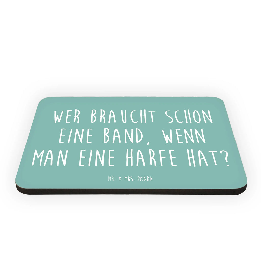 Magnet Wer braucht schon eine Band, wenn man eine Harfe hat? Kühlschrankmagnet, Pinnwandmagnet, Souvenir Magnet, Motivmagnete, Dekomagnet, Whiteboard Magnet, Notiz Magnet, Kühlschrank Dekoration, Instrumente, Geschenke Musiker, Musikliebhaber