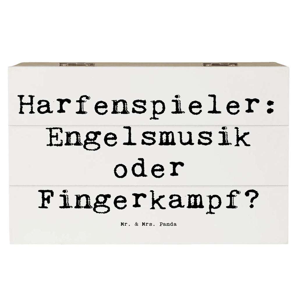 Holzkiste Spruch Harfe Melodien Holzkiste, Kiste, Schatzkiste, Truhe, Schatulle, XXL, Erinnerungsbox, Erinnerungskiste, Dekokiste, Aufbewahrungsbox, Geschenkbox, Geschenkdose, Instrumente, Geschenke Musiker, Musikliebhaber