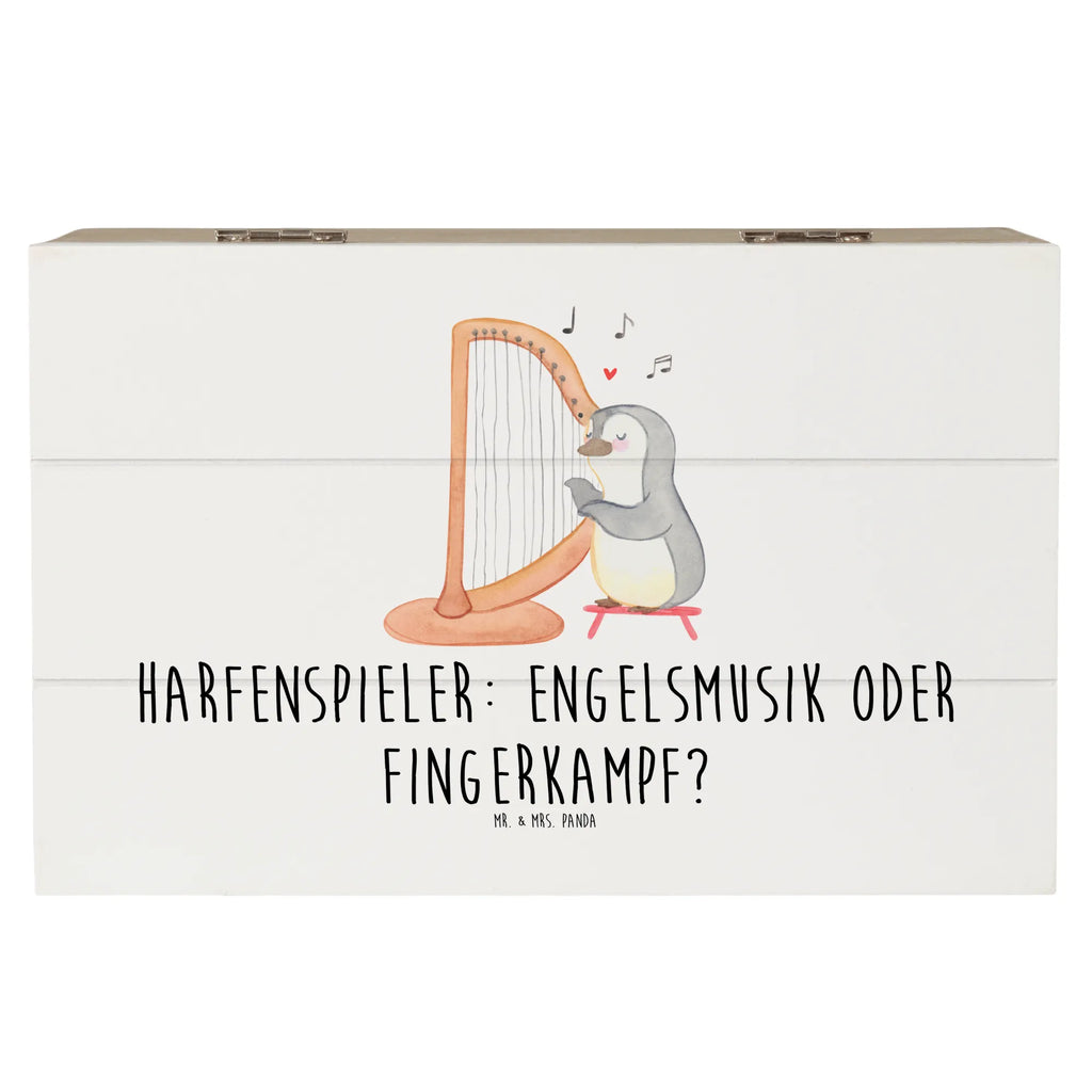 Holzkiste Harfe Melodien Holzkiste, Kiste, Schatzkiste, Truhe, Schatulle, XXL, Erinnerungsbox, Erinnerungskiste, Dekokiste, Aufbewahrungsbox, Geschenkbox, Geschenkdose, Instrumente, Geschenke Musiker, Musikliebhaber