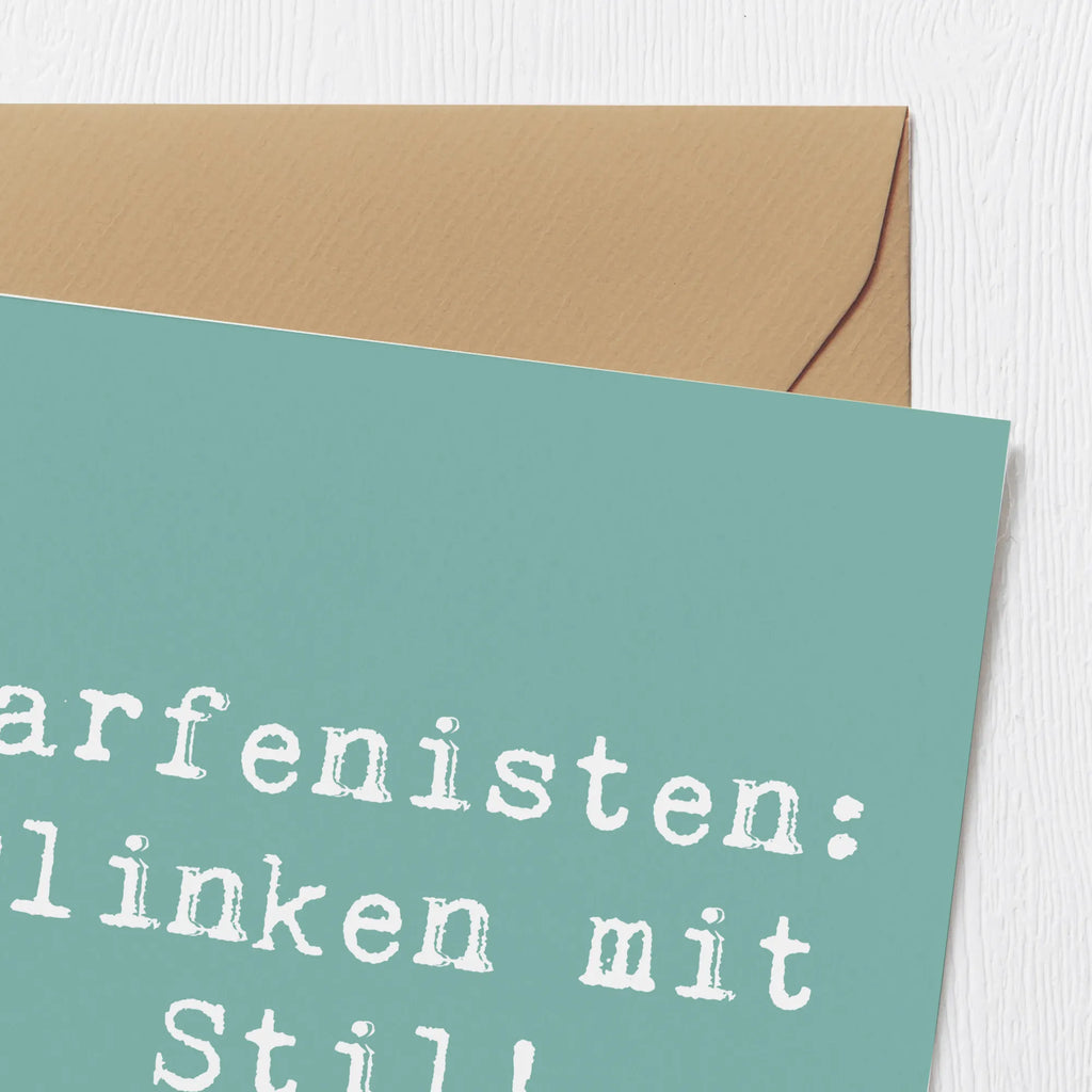 Deluxe Karte Spruch Harfe mit Stil Karte, Grußkarte, Klappkarte, Einladungskarte, Glückwunschkarte, Hochzeitskarte, Geburtstagskarte, Hochwertige Grußkarte, Hochwertige Klappkarte, Instrumente, Geschenke Musiker, Musikliebhaber