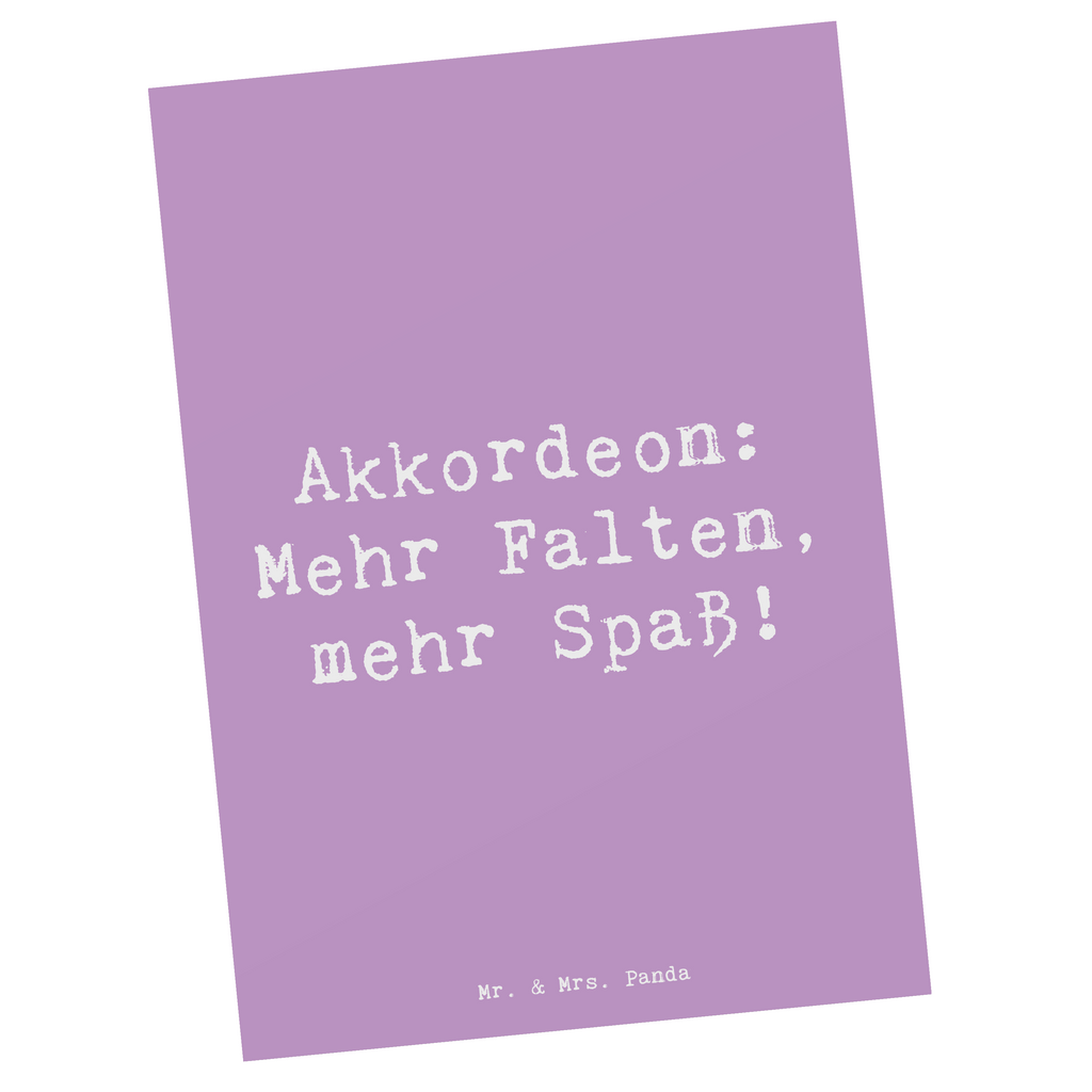 Postkarte Akkordeon: Mehr Falten, mehr Spaß! Postkarte, Karte, Geschenkkarte, Grußkarte, Einladung, Ansichtskarte, Geburtstagskarte, Einladungskarte, Dankeskarte, Ansichtskarten, Einladung Geburtstag, Einladungskarten Geburtstag, Instrumente, Geschenke Musiker, Musikliebhaber