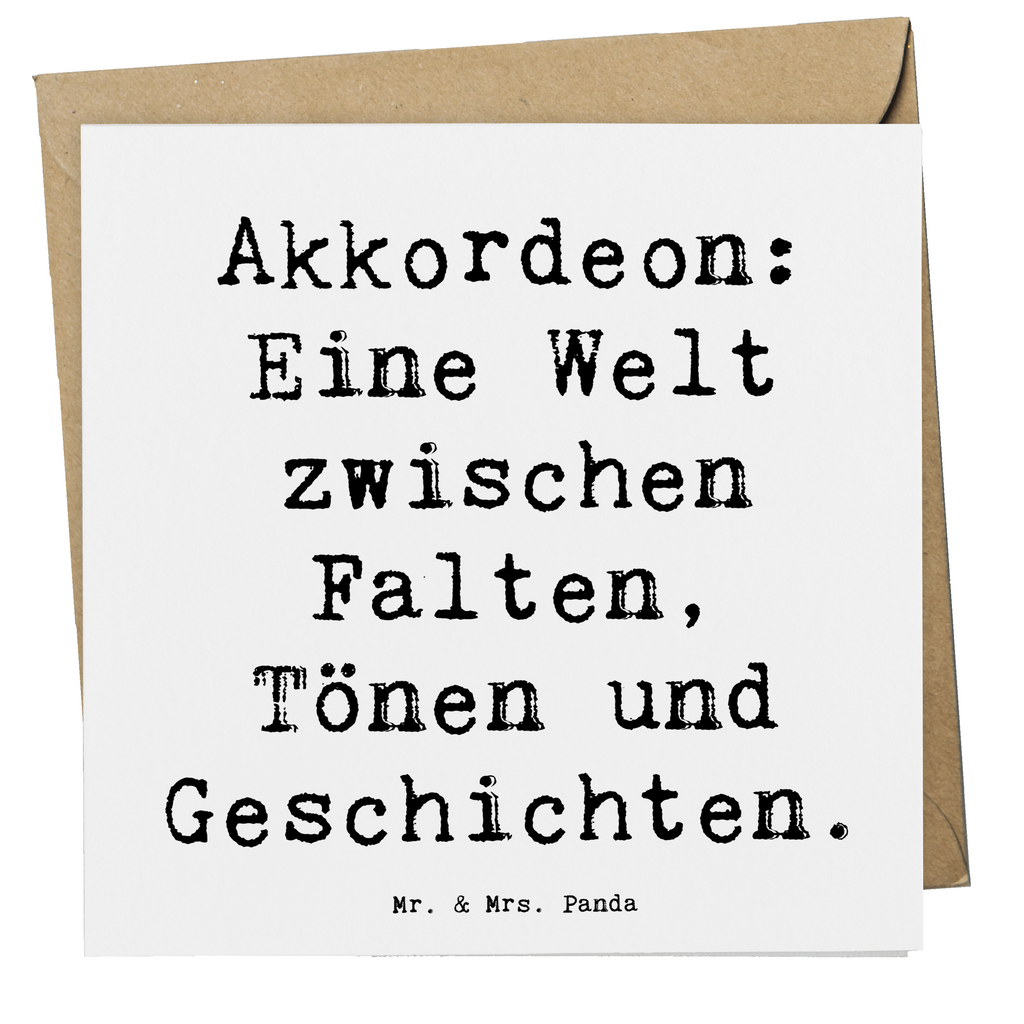 Deluxe Karte Spruch Akkordeon: Eine Welt zwischen Falten, Tönen und Geschichten. Karte, Grußkarte, Klappkarte, Einladungskarte, Glückwunschkarte, Hochzeitskarte, Geburtstagskarte, Hochwertige Grußkarte, Hochwertige Klappkarte, Instrumente, Geschenke Musiker, Musikliebhaber