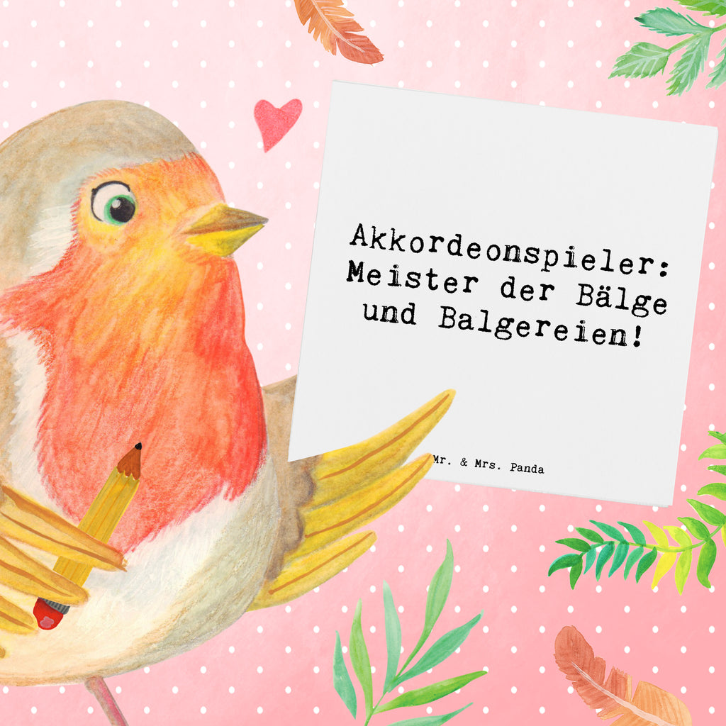 Deluxe Karte Spruch Akkordeonmeister Karte, Grußkarte, Klappkarte, Einladungskarte, Glückwunschkarte, Hochzeitskarte, Geburtstagskarte, Hochwertige Grußkarte, Hochwertige Klappkarte, Instrumente, Geschenke Musiker, Musikliebhaber