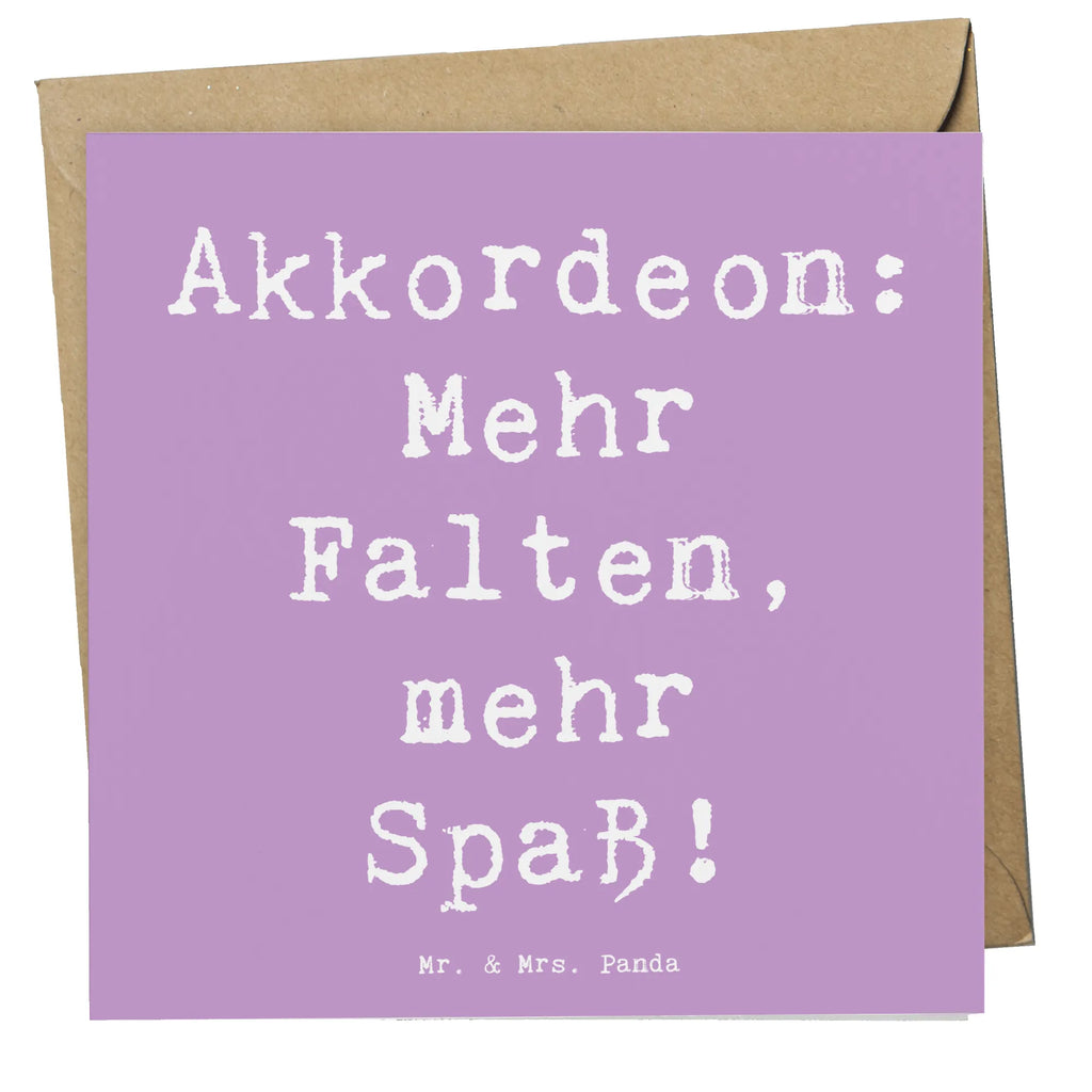 Deluxe Karte Spruch Akkordeon Spaß Karte, Grußkarte, Klappkarte, Einladungskarte, Glückwunschkarte, Hochzeitskarte, Geburtstagskarte, Hochwertige Grußkarte, Hochwertige Klappkarte, Instrumente, Geschenke Musiker, Musikliebhaber