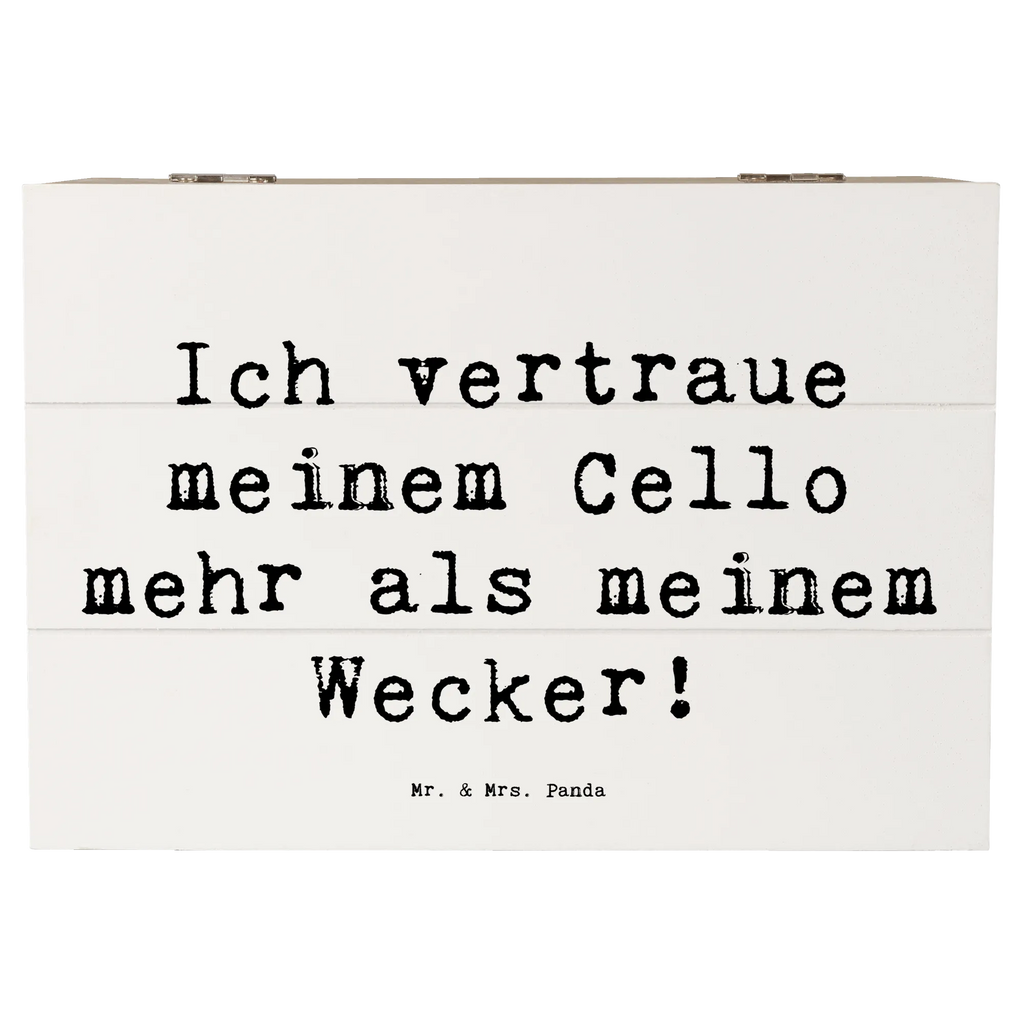 Holzkiste Spruch Cello Vertrauen Holzkiste, Kiste, Schatzkiste, Truhe, Schatulle, XXL, Erinnerungsbox, Erinnerungskiste, Dekokiste, Aufbewahrungsbox, Geschenkbox, Geschenkdose, Instrumente, Geschenke Musiker, Musikliebhaber