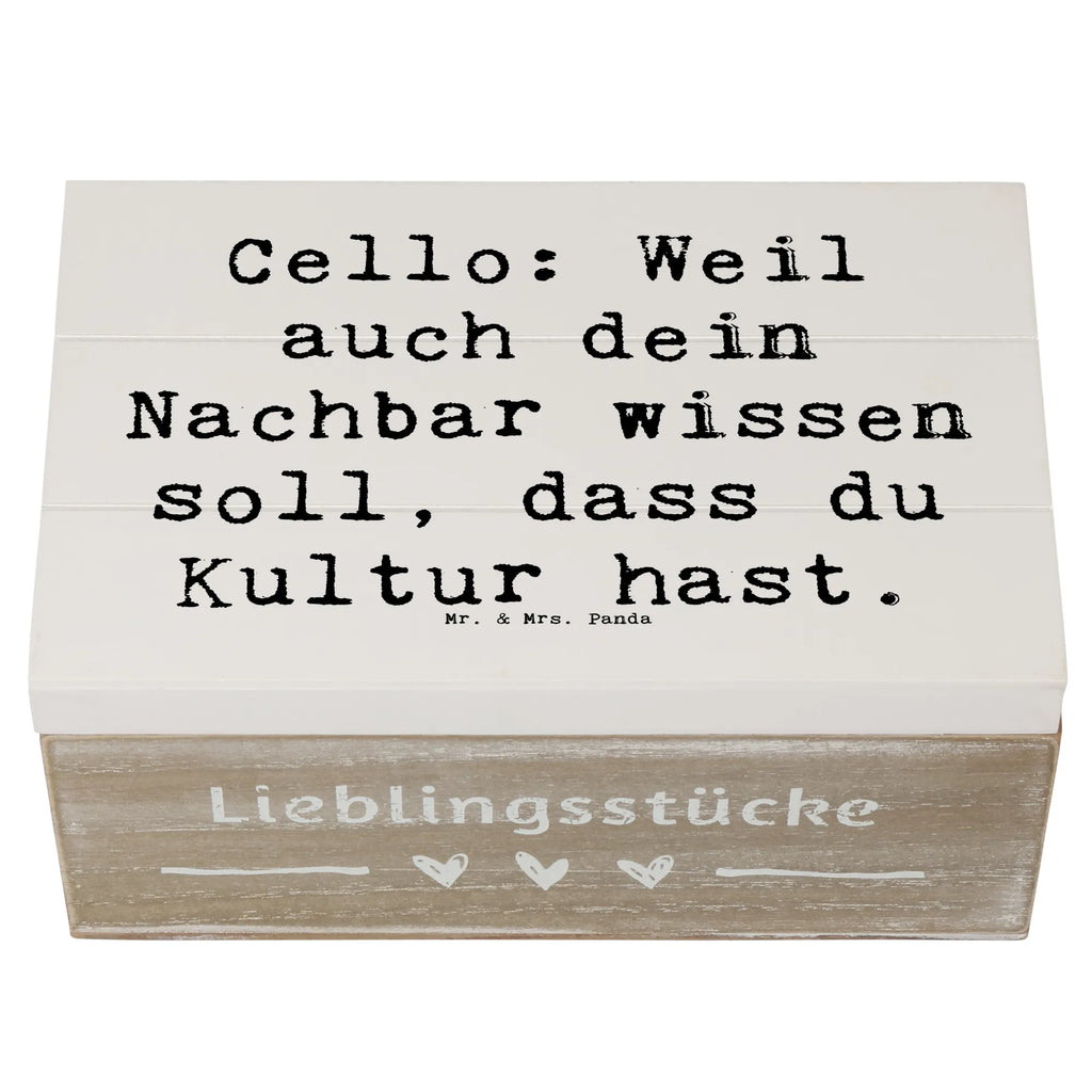 Holzkiste Spruch Cello Kultur Holzkiste, Kiste, Schatzkiste, Truhe, Schatulle, XXL, Erinnerungsbox, Erinnerungskiste, Dekokiste, Aufbewahrungsbox, Geschenkbox, Geschenkdose, Instrumente, Geschenke Musiker, Musikliebhaber