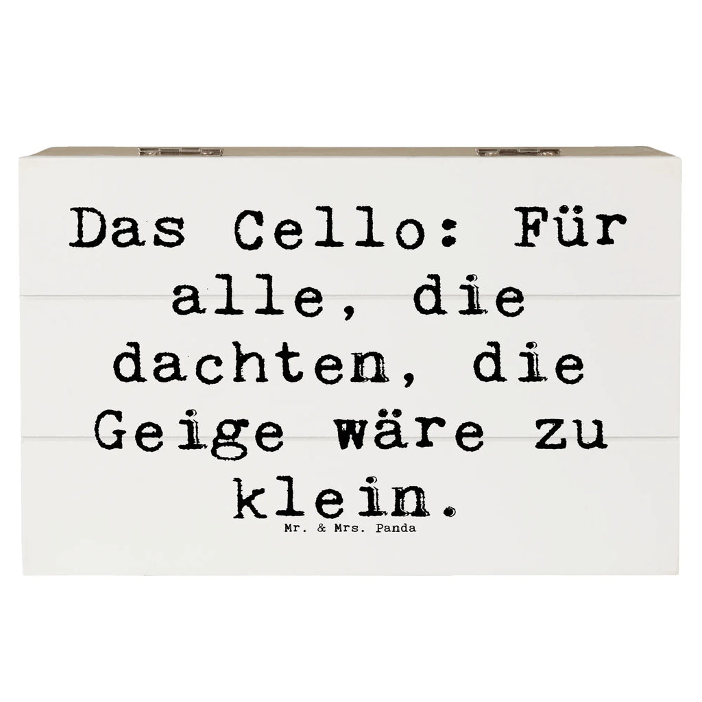 Holzkiste Spruch Cello Magie Holzkiste, Kiste, Schatzkiste, Truhe, Schatulle, XXL, Erinnerungsbox, Erinnerungskiste, Dekokiste, Aufbewahrungsbox, Geschenkbox, Geschenkdose, Instrumente, Geschenke Musiker, Musikliebhaber