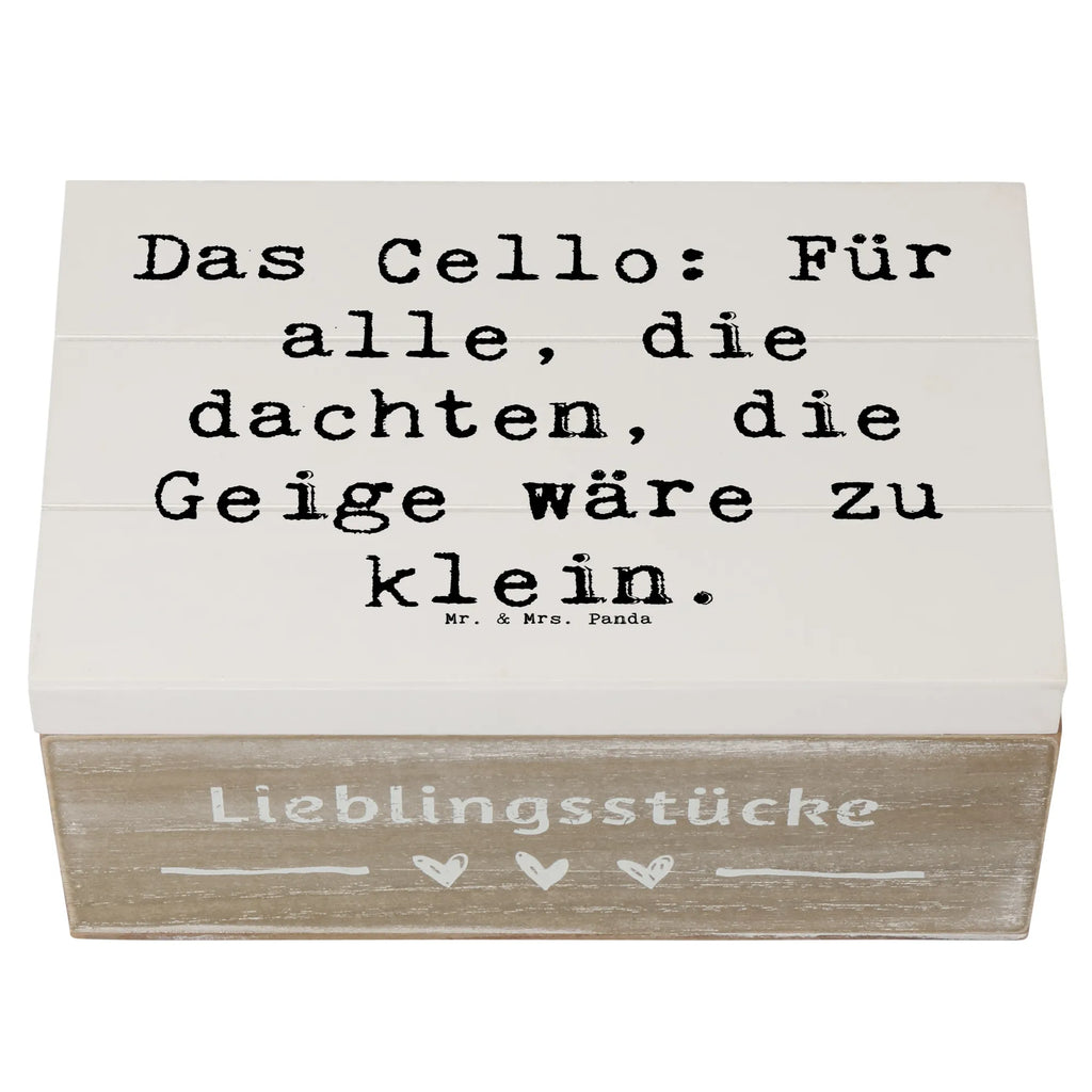 Holzkiste Spruch Cello Magie Holzkiste, Kiste, Schatzkiste, Truhe, Schatulle, XXL, Erinnerungsbox, Erinnerungskiste, Dekokiste, Aufbewahrungsbox, Geschenkbox, Geschenkdose, Instrumente, Geschenke Musiker, Musikliebhaber