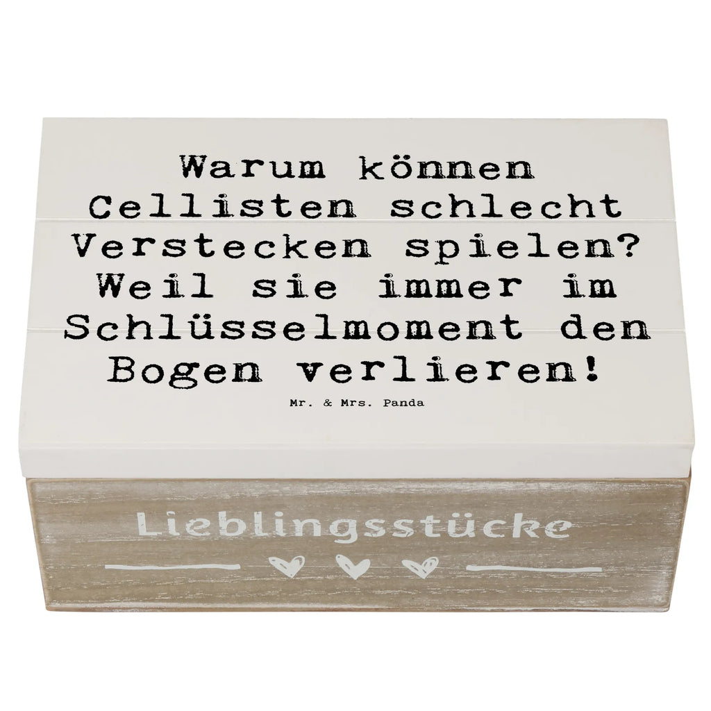 Holzkiste Spruch Cello Schlüsselmoment Holzkiste, Kiste, Schatzkiste, Truhe, Schatulle, XXL, Erinnerungsbox, Erinnerungskiste, Dekokiste, Aufbewahrungsbox, Geschenkbox, Geschenkdose, Instrumente, Geschenke Musiker, Musikliebhaber