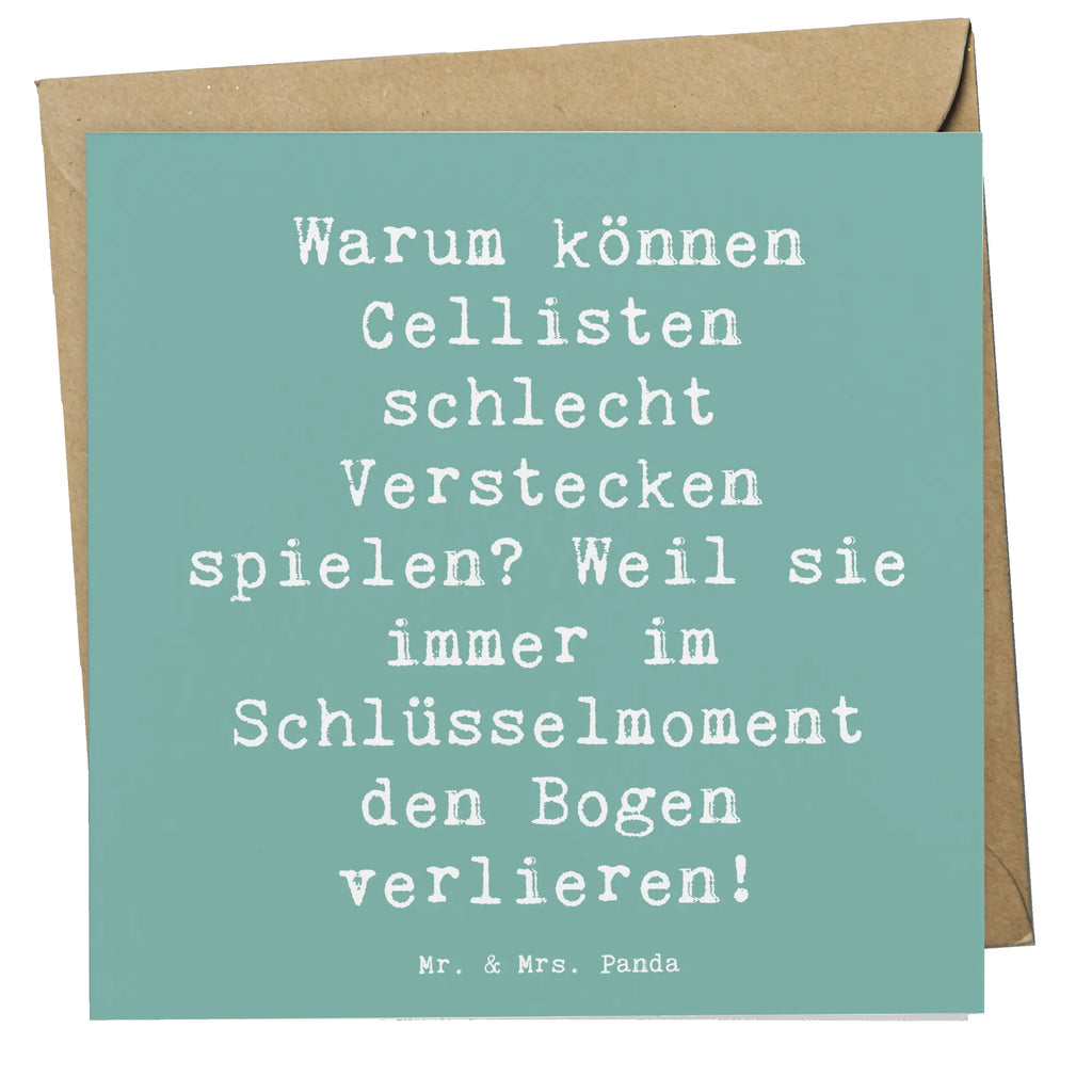 Deluxe Karte Spruch Cello Schlüsselmoment Karte, Grußkarte, Klappkarte, Einladungskarte, Glückwunschkarte, Hochzeitskarte, Geburtstagskarte, Hochwertige Grußkarte, Hochwertige Klappkarte, Instrumente, Geschenke Musiker, Musikliebhaber