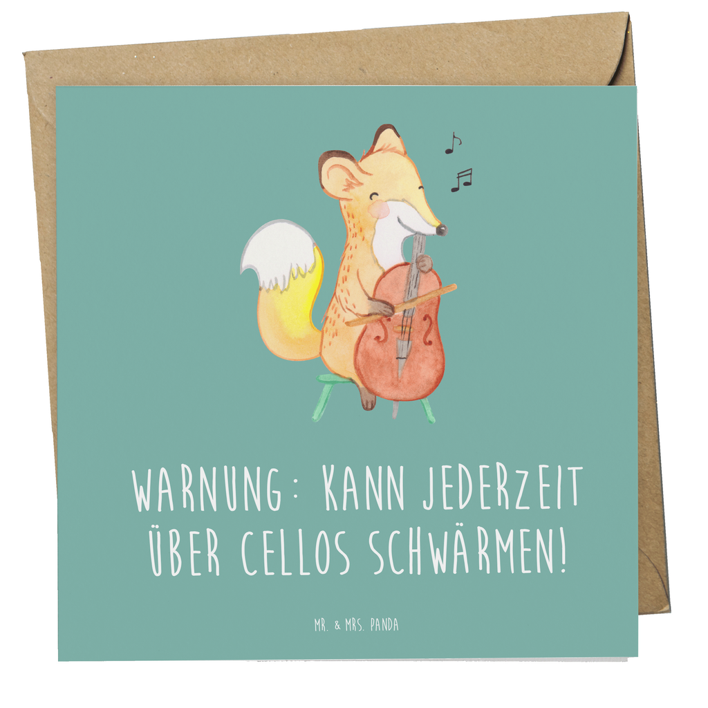 Deluxe Karte Cello Schwärmerei Karte, Grußkarte, Klappkarte, Einladungskarte, Glückwunschkarte, Hochzeitskarte, Geburtstagskarte, Hochwertige Grußkarte, Hochwertige Klappkarte, Instrumente, Geschenke Musiker, Musikliebhaber