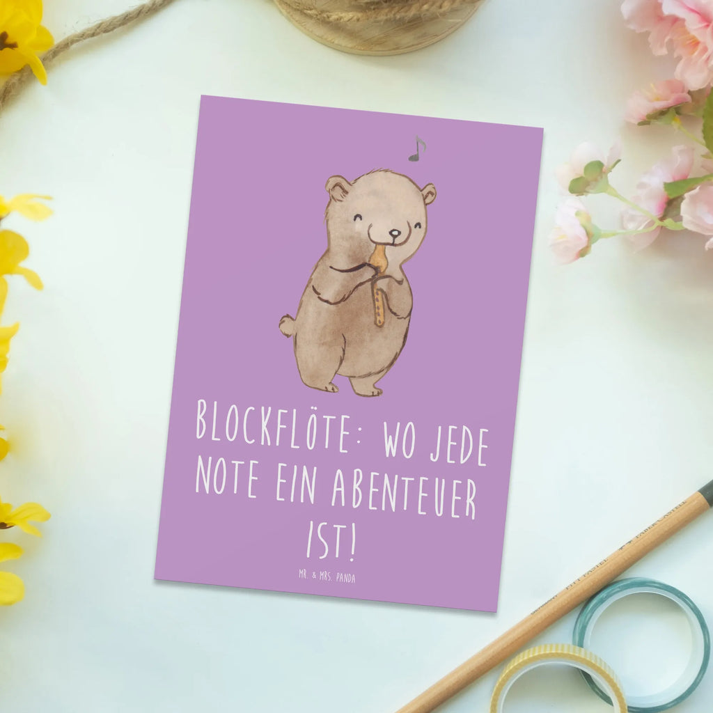 Postkarte Abenteuer Blockflöte Postkarte, Karte, Geschenkkarte, Grußkarte, Einladung, Ansichtskarte, Geburtstagskarte, Einladungskarte, Dankeskarte, Ansichtskarten, Einladung Geburtstag, Einladungskarten Geburtstag, Instrumente, Geschenke Musiker, Musikliebhaber