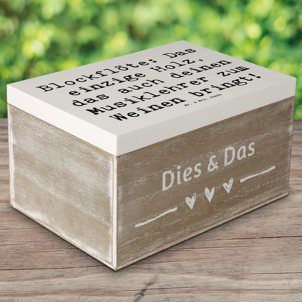 Holzkiste Spruch Blockflöte Humor Holzkiste, Kiste, Schatzkiste, Truhe, Schatulle, XXL, Erinnerungsbox, Erinnerungskiste, Dekokiste, Aufbewahrungsbox, Geschenkbox, Geschenkdose, Instrumente, Geschenke Musiker, Musikliebhaber